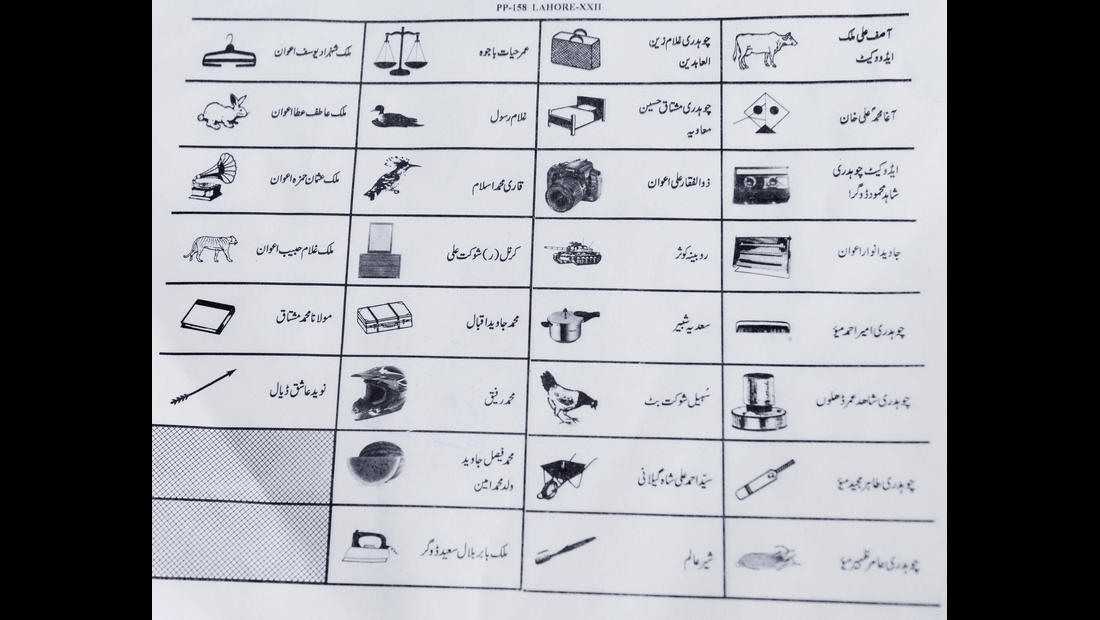 Ballot paper